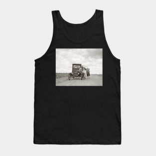 On The Road, 1937. Vintage Photo Tank Top